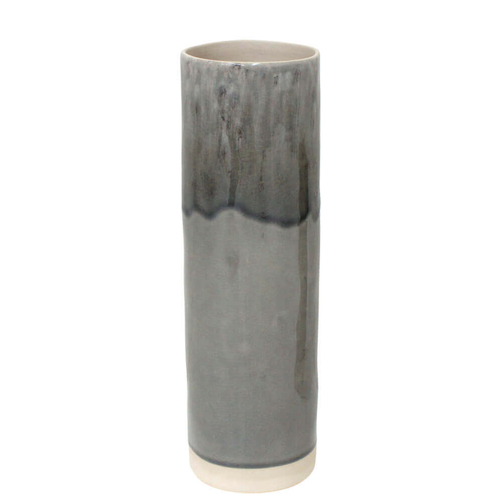Costa Nova Madeira Grey Cylinder Vase